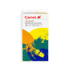 Camel Artist GOUACHE COLOURS 12 Shades 9ml